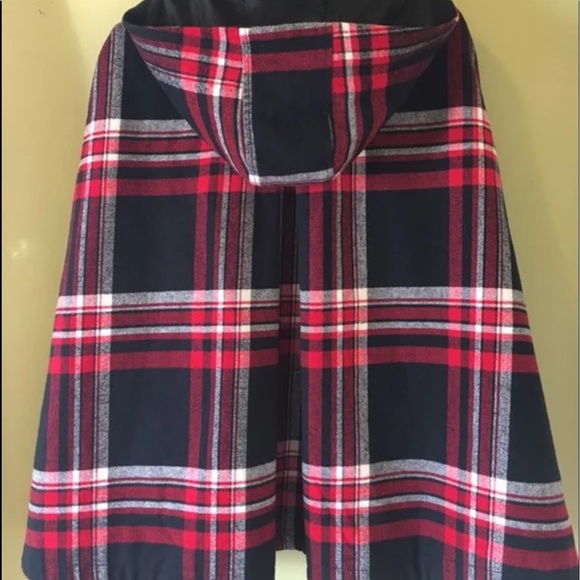 Cooperative PLAID Cape by Urban Outfitters SIZE XS - Picture 11 of 11